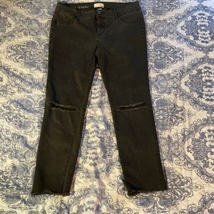 Faded Black Jeggings